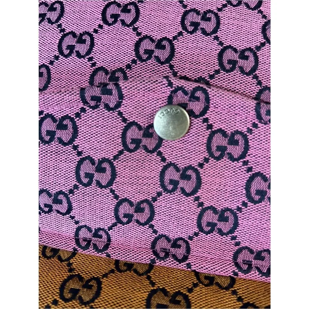 Men's Gucci Multicolor Yellow Blue Pink Patchwork GG down size 48